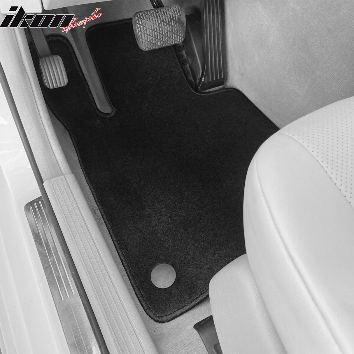 Car Floor Mat for 2010-2015 Mercedes-Benz GLK Class Black 4PC Nylon