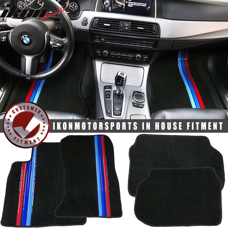 2011-2016 BMW F10 5 Series Sedan Car Floor Mats Carpet 4PC Nylon