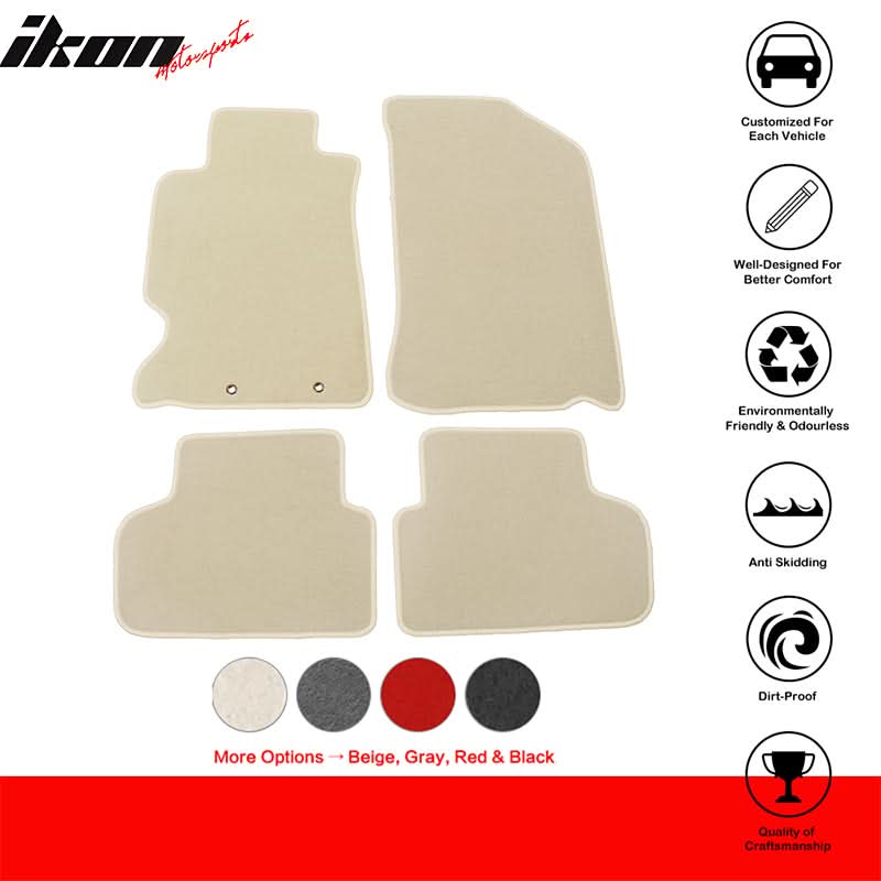 2002-2006 Acura RSX Car Floor Mats Carpet 4PC Nylon