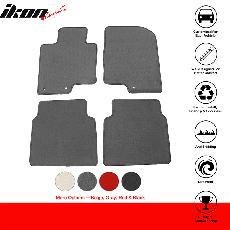 2010-2012 Hyundai Sonata Car Floor Mats Carpet 4PC Nylon