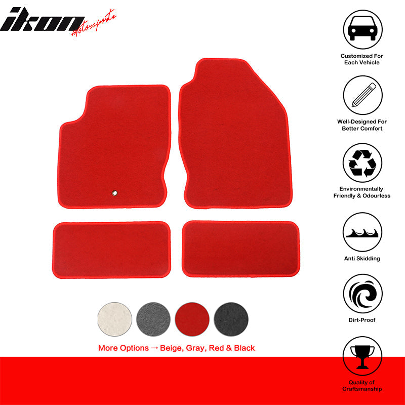 2000-2007 Ford Focus Car Floor Mats Carpet 4PC Nylon
