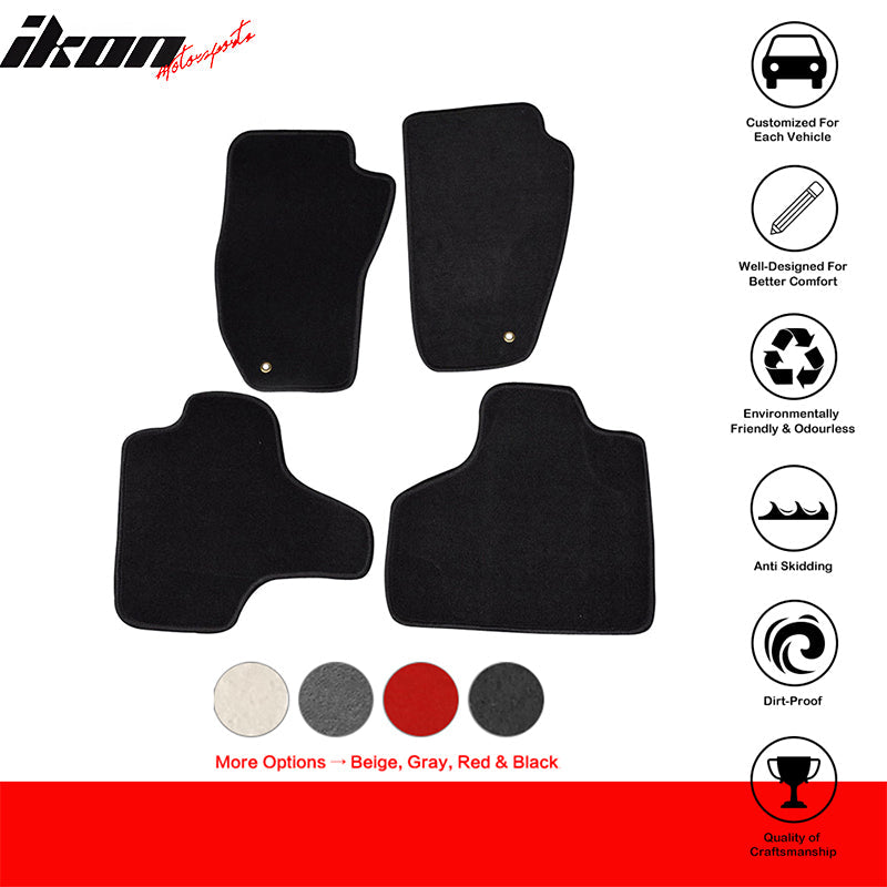 2008-2013 Jeep Liberty Car Floor Mats Carpet 4PC Nylon