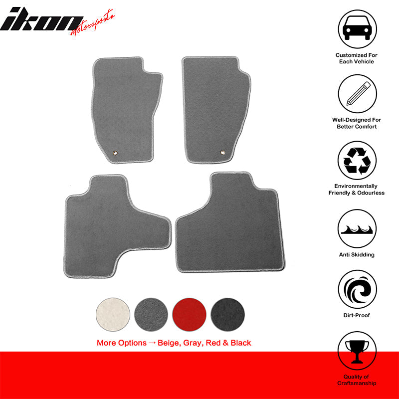 2008-2013 Jeep Liberty Car Floor Mats Carpet 4PC Nylon