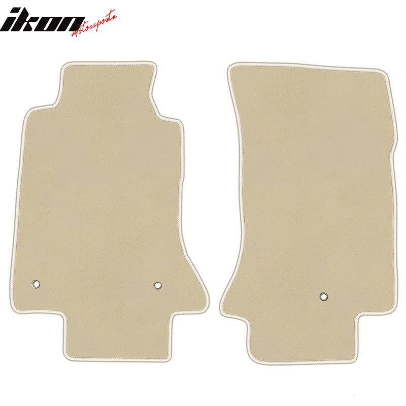 2005-2013 Chevy Corvette C6 Car Floor Mats Carpet 2PC Nylon