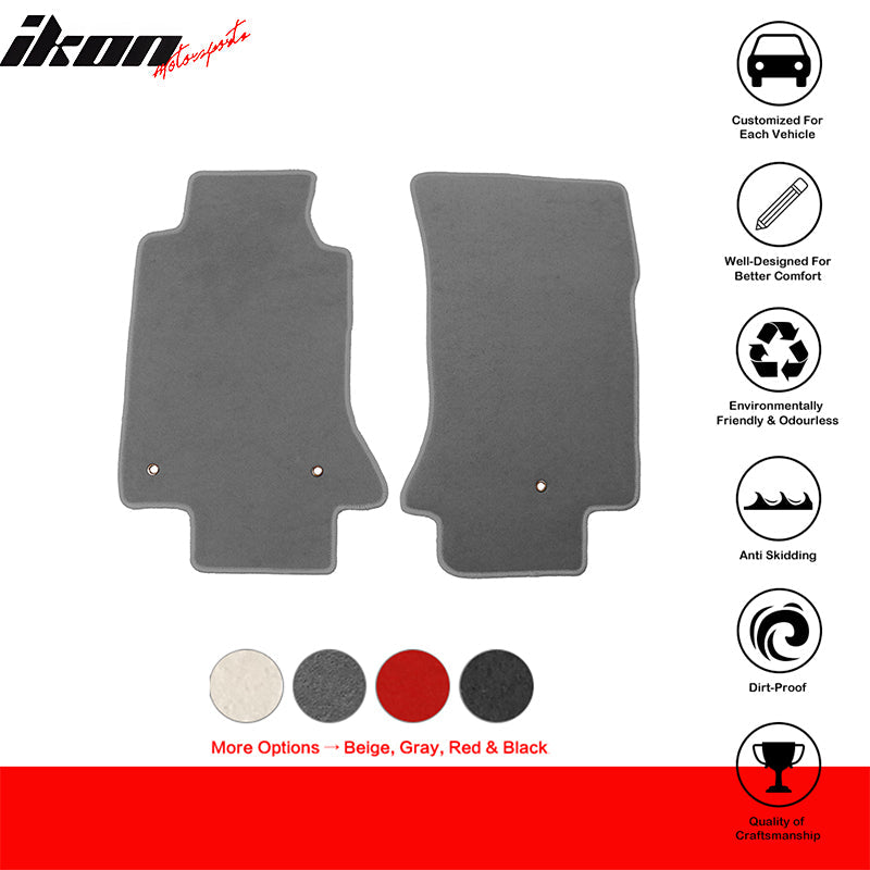 2005-2013 Chevy Corvette C6 Car Floor Mats Carpet 2PC Nylon