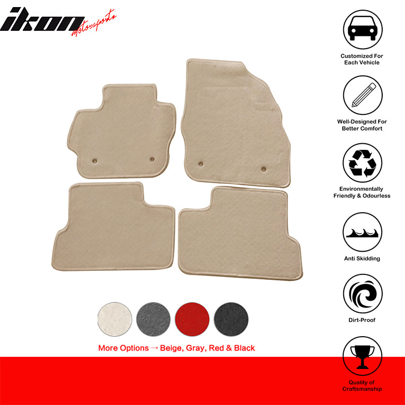 2010-2013 Mazda 3 Car Floor Mats Carpet 4PC Nylon