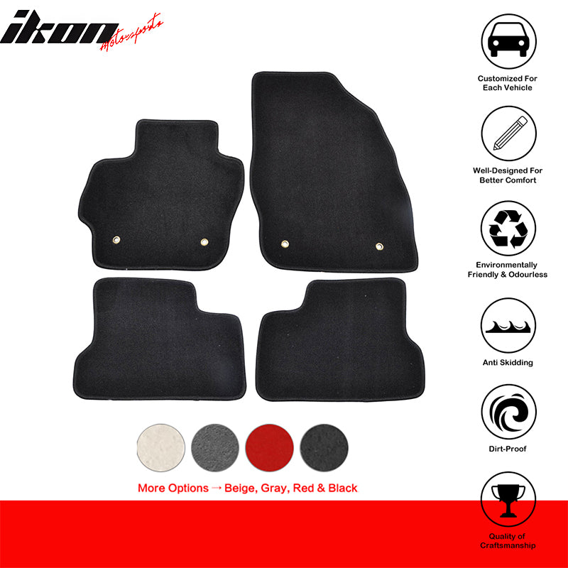 2010-2013 Mazda 3 Car Floor Mats Carpet 4PC Nylon