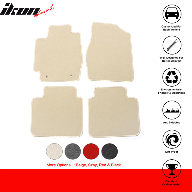 Car Floor Mats Carpet for 2002-2006 Toyota Camry Nylon 4PC