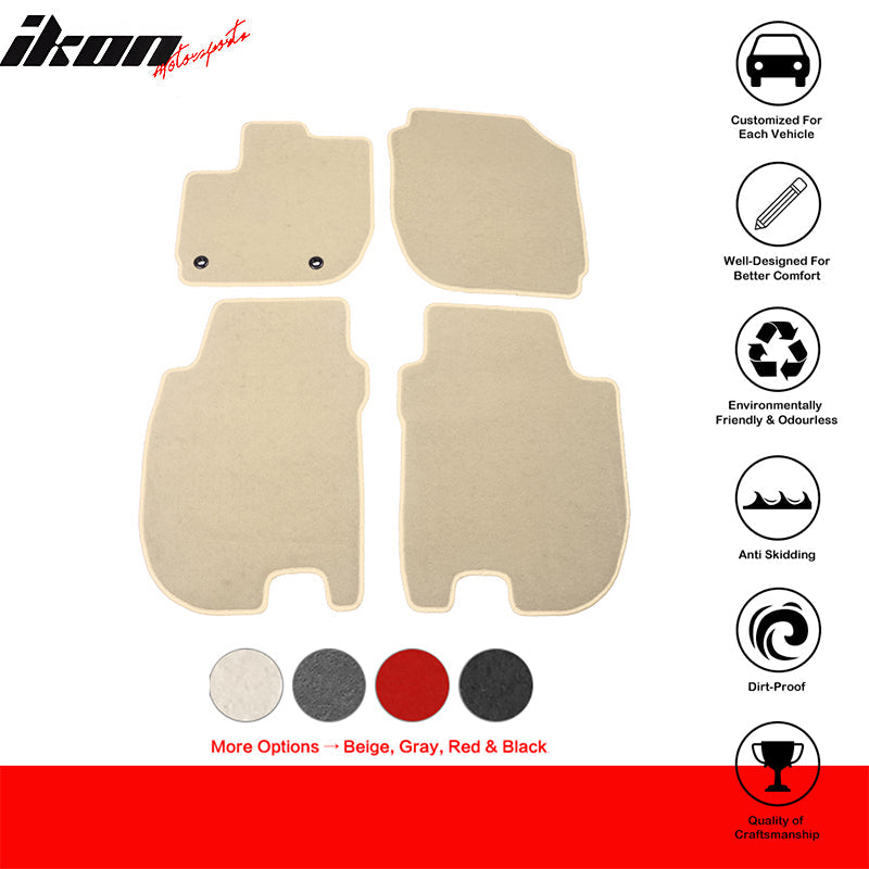 2015-2018 Honda Fit Car Floor Mats Carpet 4PC Nylon