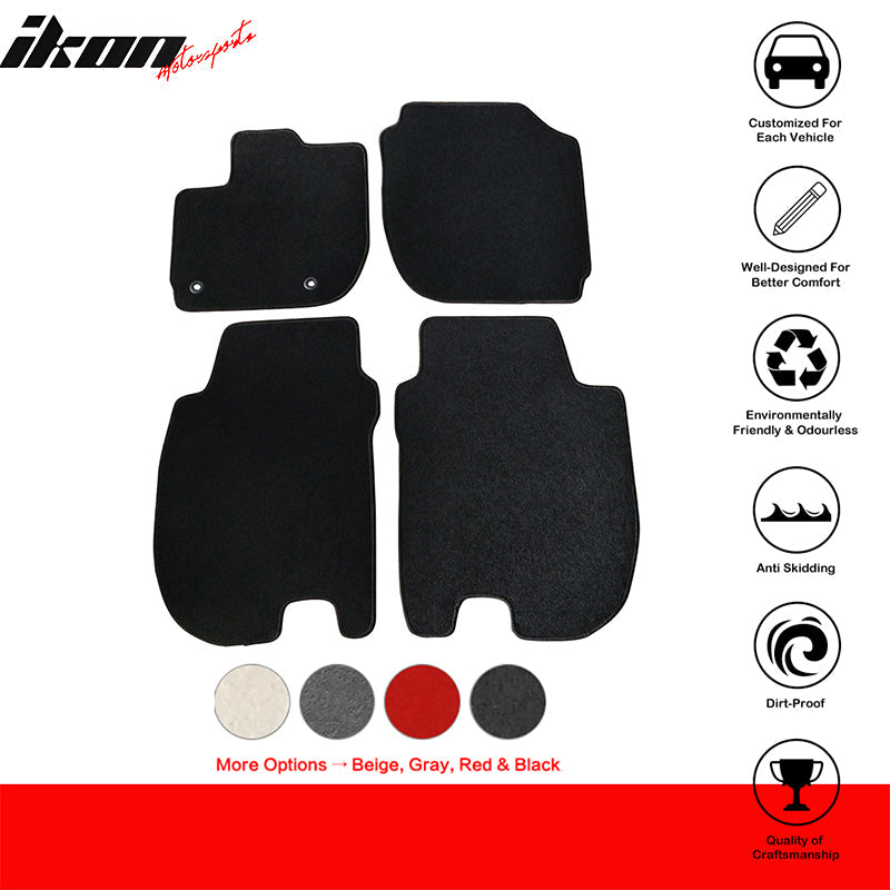 2015-2018 Honda Fit Car Floor Mats Carpet 4PC Nylon