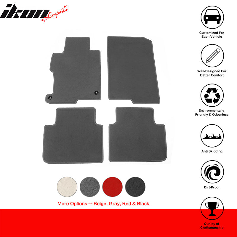 2013-2017 Honda Accord Sedan Car Floor Mats Carpet 4PC