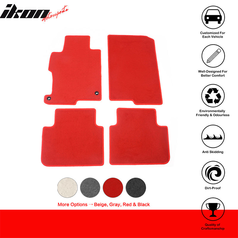 2013-2017 Honda Accord Sedan Car Floor Mats Carpet 4PC