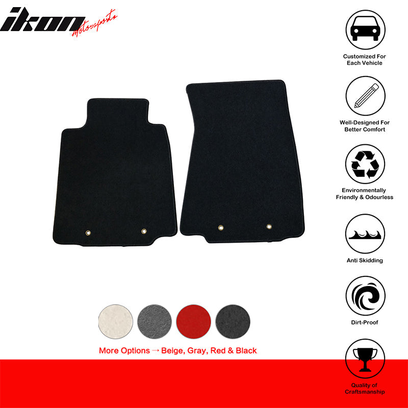 2009-2020 Nissan 370Z Car Floor Mats Carpet 2PC Nylon