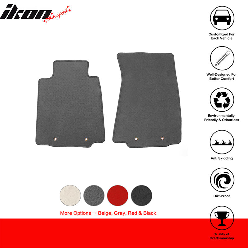 2009-2020 Nissan 370Z Car Floor Mats Carpet 2PC Nylon