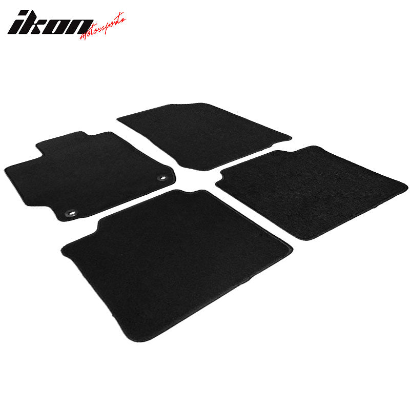 2012-2017 Toyota Camry Car Floor Mats Carpet 4PC Nylon & Latex Rubber