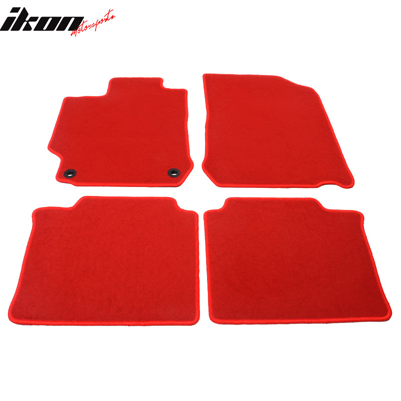2012-2017 Toyota Camry Car Floor Mats Carpet 4PC Nylon & Latex Rubber