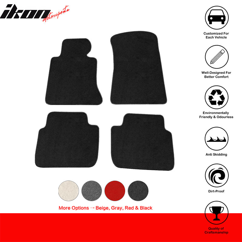 1998-2006 BMW E46 3 Series Car Floor Mats Carpet 4PC Nylon
