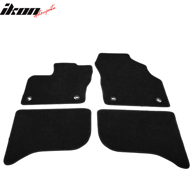 Car Floor Mat for 2016-2020 Toyota Mirai Black Front Rear Nylon 4 PCS