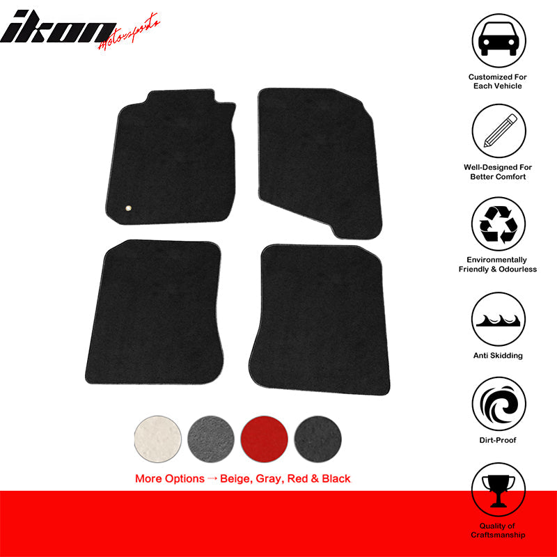 Car Floor Mat for 1998-2002 Toyota Corolla 4PCS Anti-Slip Nylon