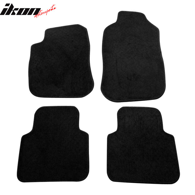 Car Floor Mat for 2000-2002 Saturn LS-Series Black Nylon Floor Mat