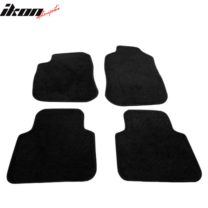 Car Floor Mat for 2000-2002 Saturn LS-Series Black Nylon Floor Mat
