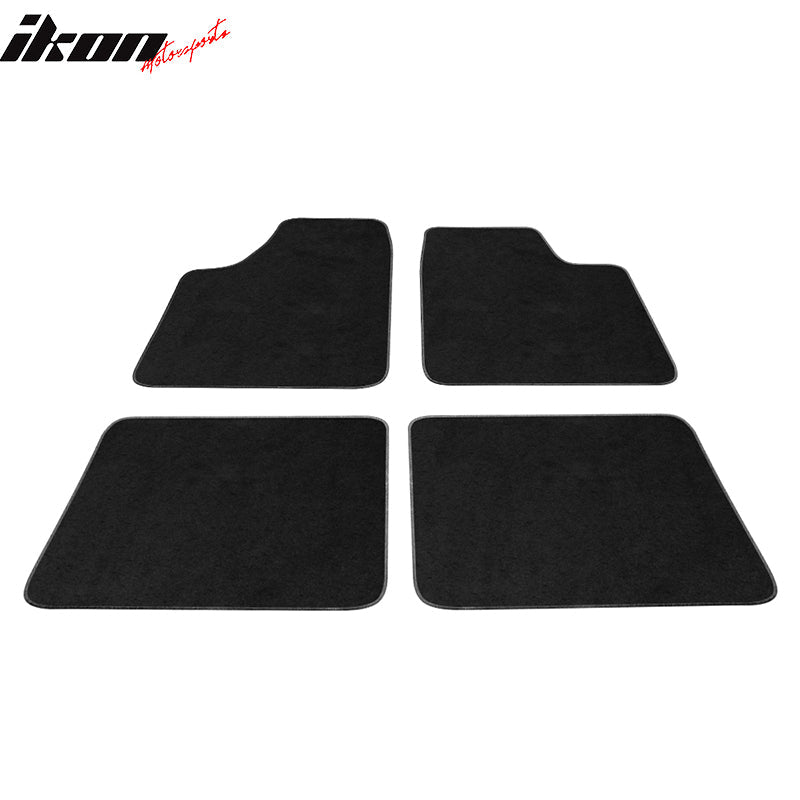 Car Floor Mat for 2000-2005 Chevy Impala Monte Carlo Black Nylon 4PCS