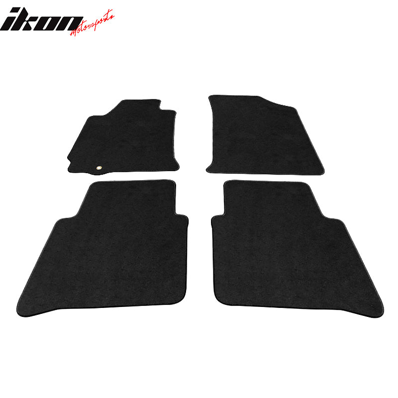 Car Floor Mat for 2007-2012 Nissan Nissan Sedan Black Carpets Nylon