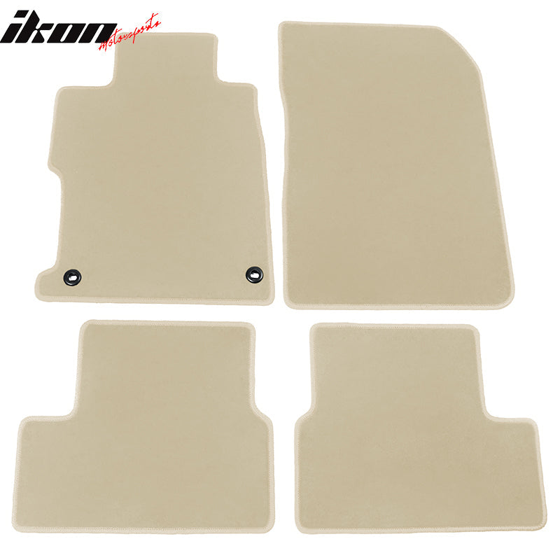 2012-2015 Honda Civic Coupe Car Floor Mats Carpet 4PC Nylon