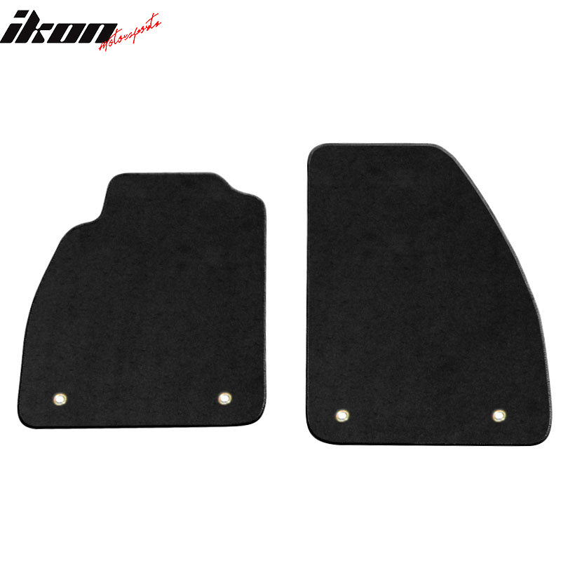 Car Floor Mat for 1998-2003 Chevrolet Malibu Black Nylon 4PC