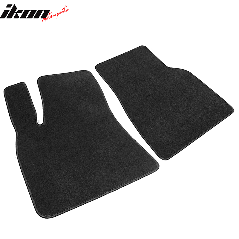 2012-2019 Tesla Model S Latex Floor Mats All Weather Carpet Black