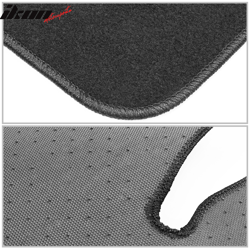 2012-2019 Tesla Model S Latex Floor Mats All Weather Carpet Black