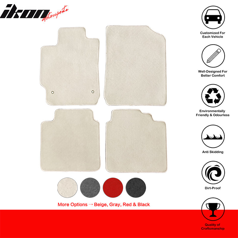 2007-2011 Toyota Camry Car Floor Mats Carpet 4PC Nylon
