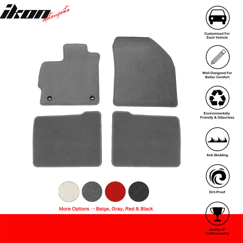 2012-2015 Toyota Prius Nylon Floor Mats Liner Front Rear Carpets