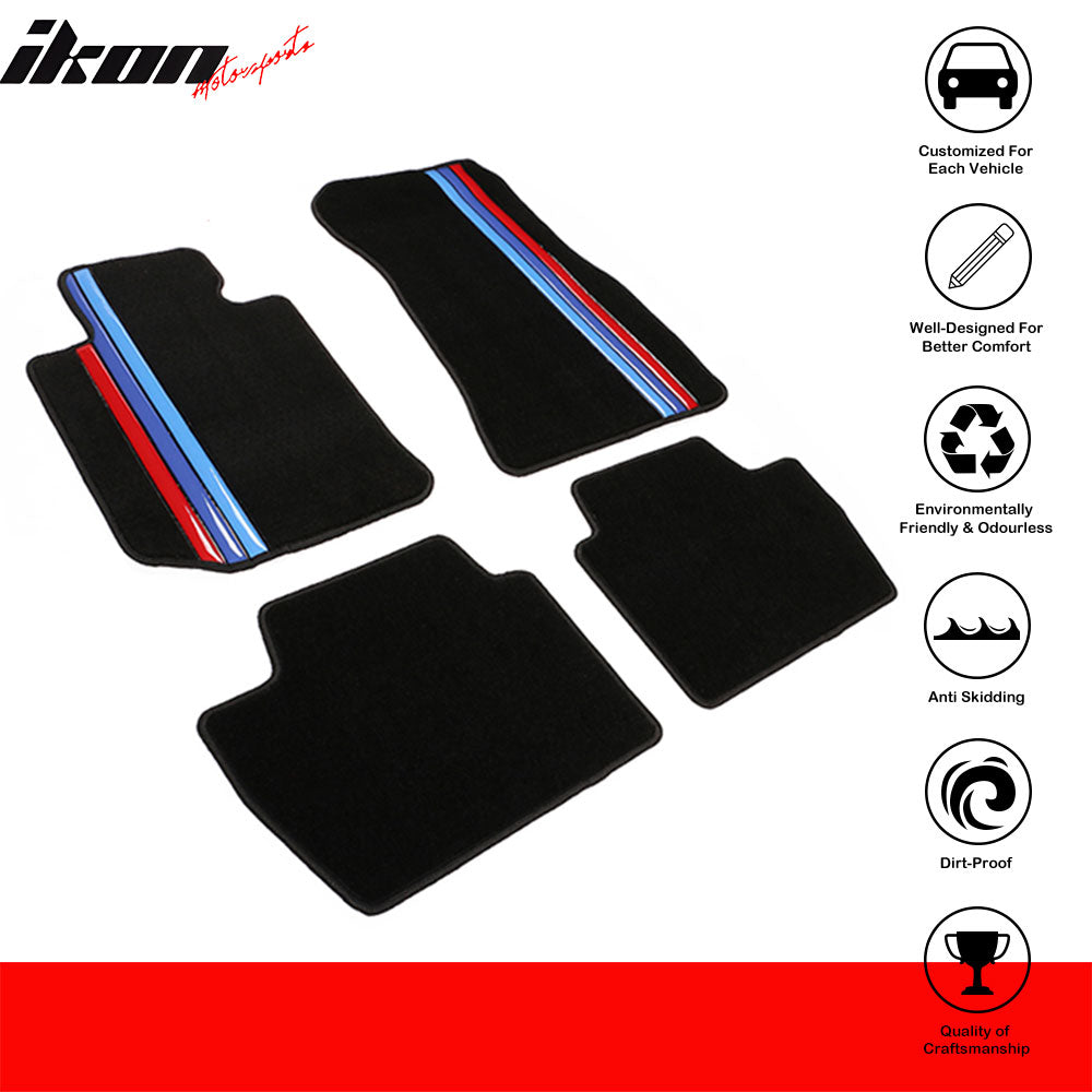 2021-2025 BMW G22 4 Series Nylon Floor Mat Front Rear Carpet Set
