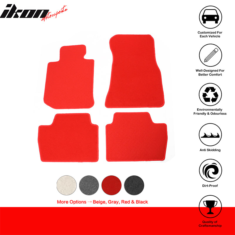 2021-2025 BMW G22 4 Series Nylon Floor Mat Front Rear Carpet Set