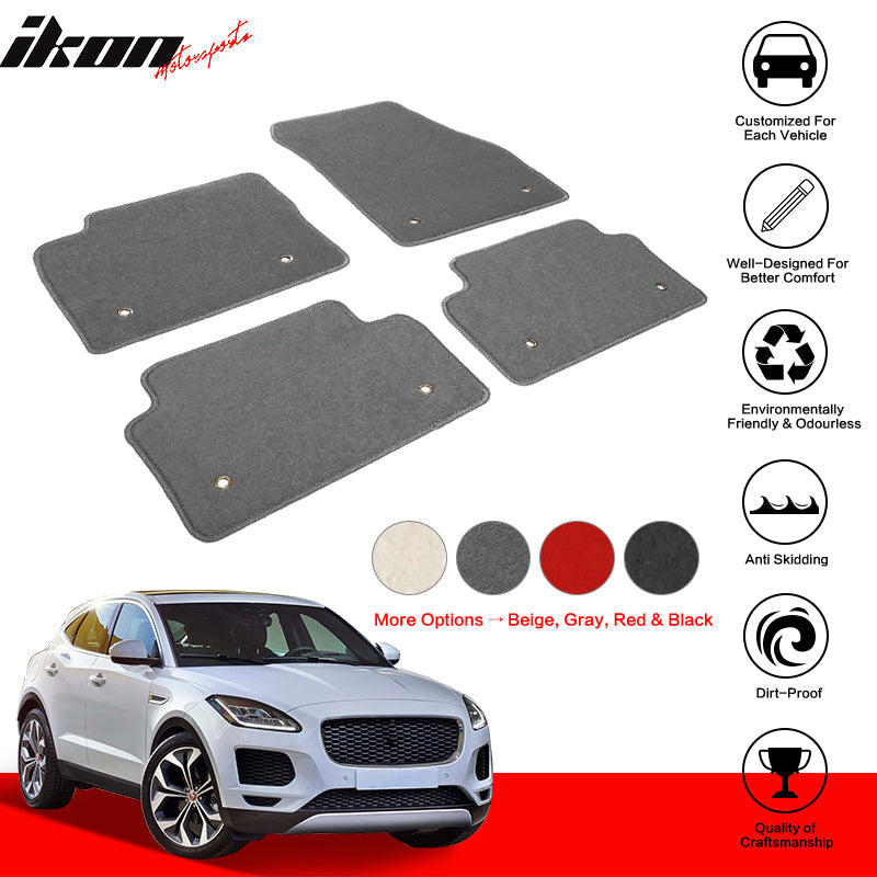 2018-2023 Jaguar E-Pace Nylon Floor Mats Front Rear Car Carpets