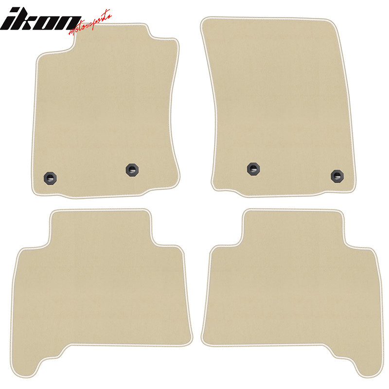 2014-2024 Toyota 4Runner Nylon Car Floor Mats Front Rear Carpets