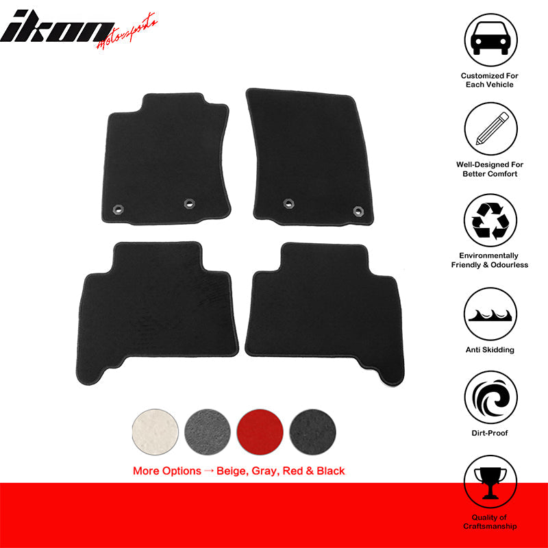 2014-2024 Toyota 4Runner Nylon Car Floor Mats Front Rear Carpets