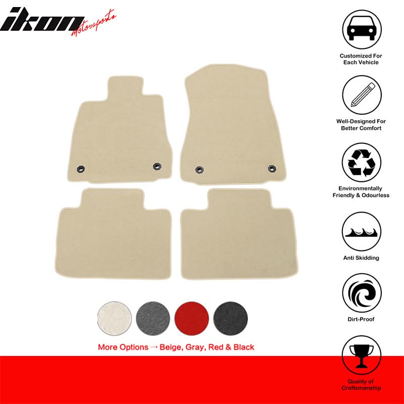 2014-2024 Lexus IS250 IS300 IS350 Nylon Floor Mats Liner Carpet OEM#