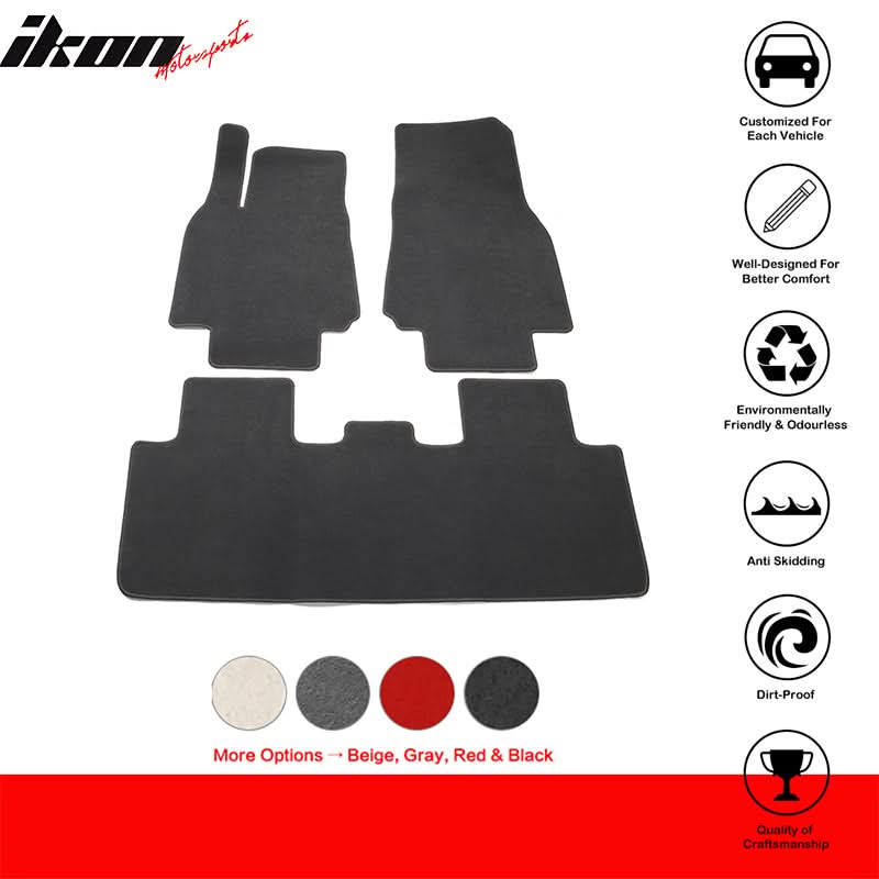 2020-2024 Tesla Model Y OE Front Rear Floor Mats Carpets
