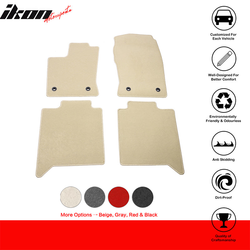 2022-2024 Toyota Tundra Crewmax OE Front Rear Floor Mat Nylon