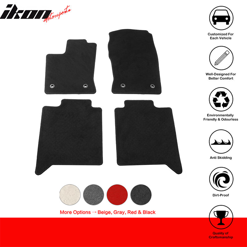 2022-2024 Toyota Tundra Crewmax OE Front Rear Floor Mat Nylon