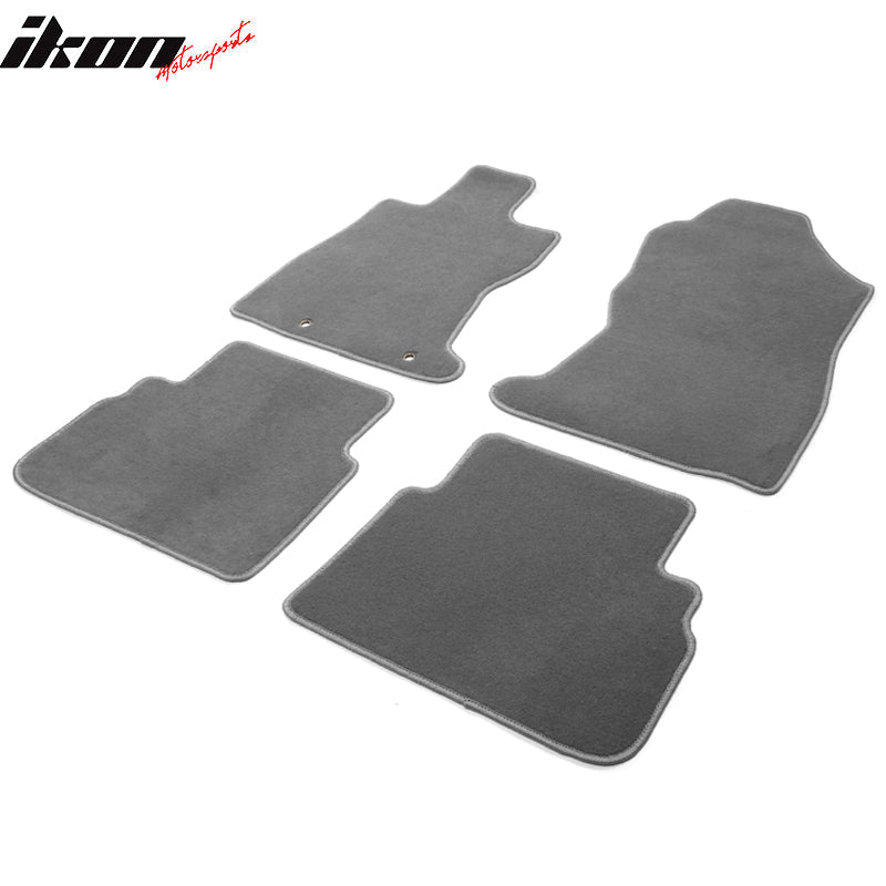 2022-2025 Subaru WRX 4PCS Front Rear Car Floor Mats Carpet Nylon