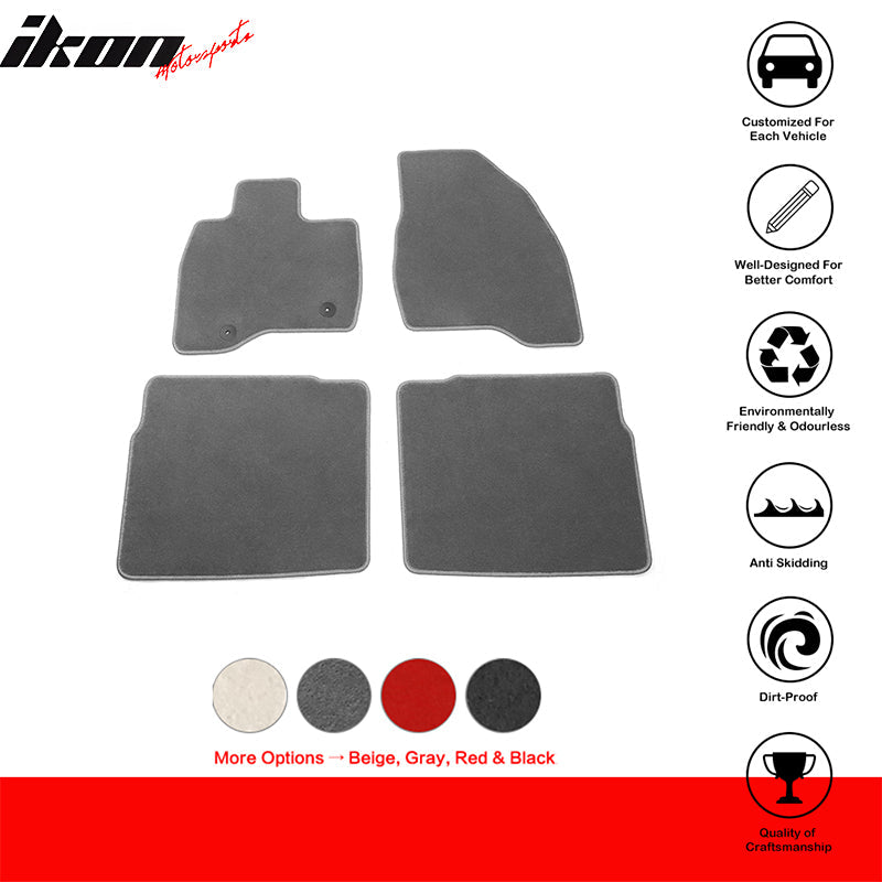 2015-2019 Ford Explorer 4PCS Front Rear Floor Mats Carpet Nylon
