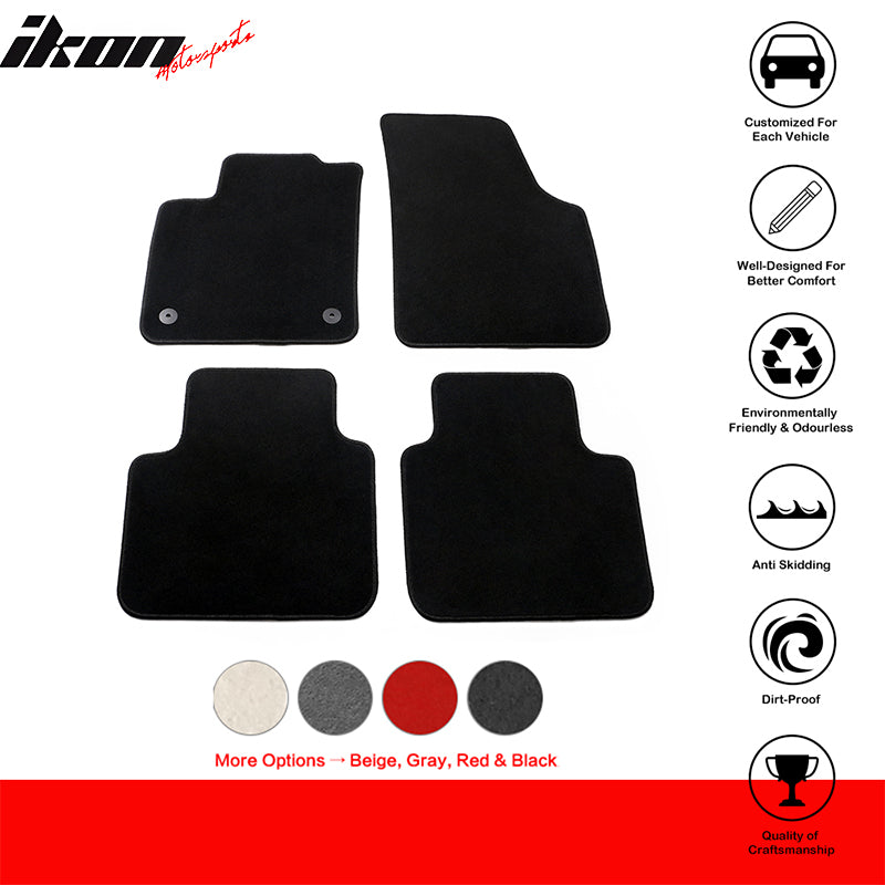 2018-2023 Volkswagen Atlas 4PCS Front Rear Car Floor Mats Carpet Nylon
