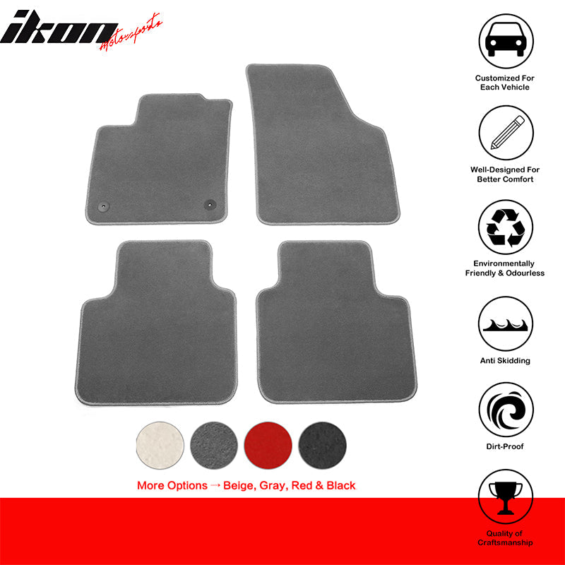 2018-2023 Volkswagen Atlas 4PCS Front Rear Car Floor Mats Carpet Nylon