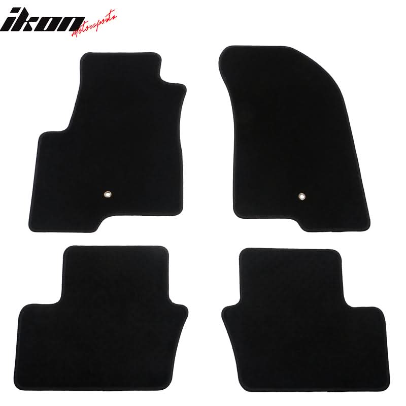 Car Floor Mat for 2007-2016 Jeep Compass/Patriot Black Nylon Liner
