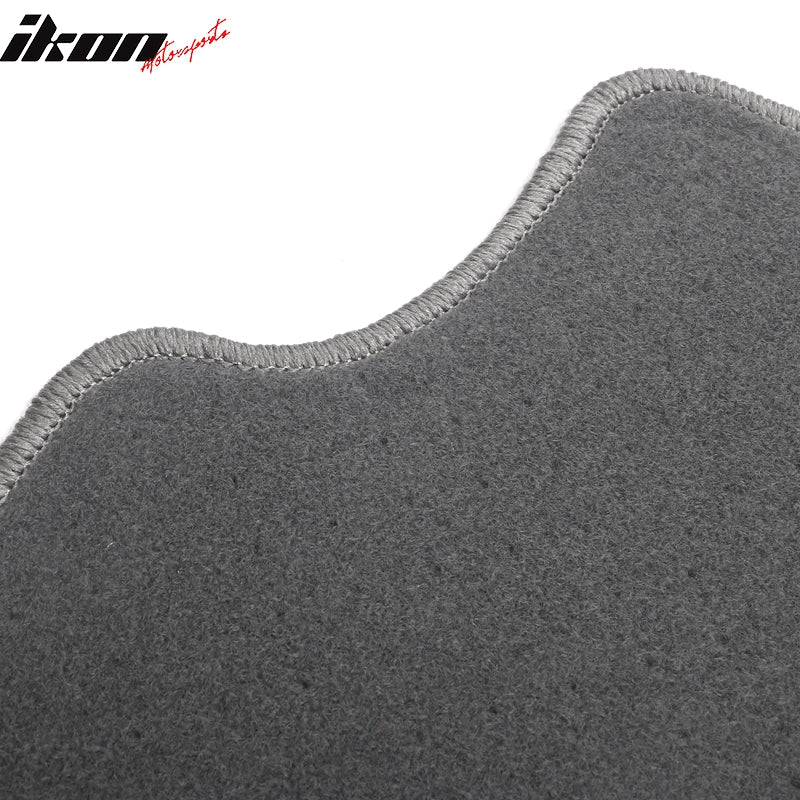 Car Floor Mat for 2015-2023 Volkswagen GTI Gray Nylon Front Rear 4PC