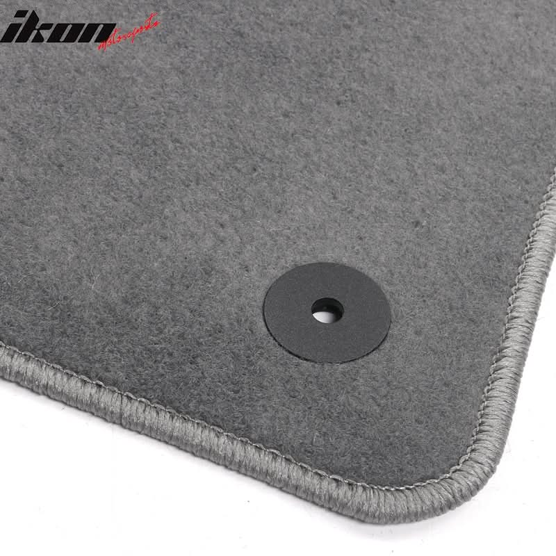 Car Floor Mat for 2015-2023 Volkswagen GTI Gray Nylon Front Rear 4PC