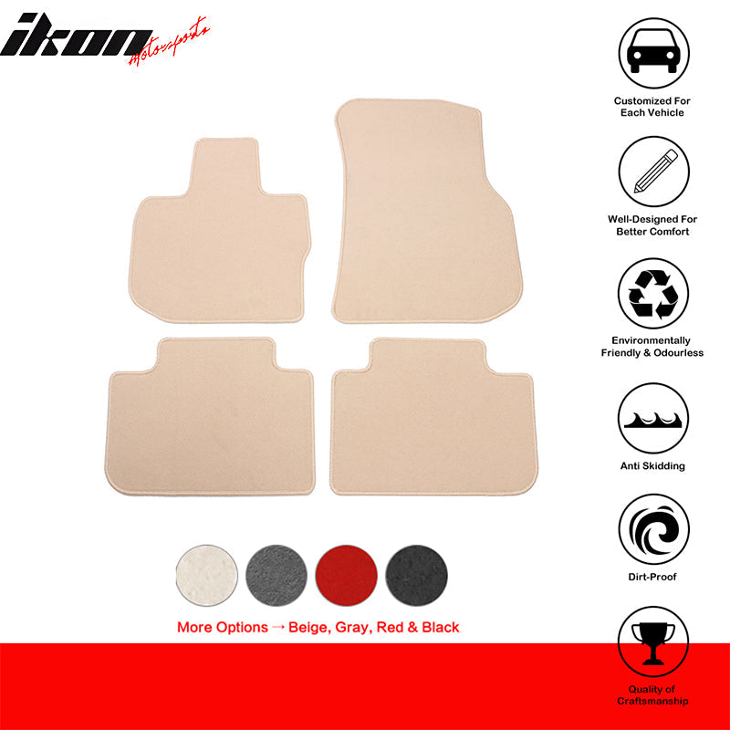 2018-2024 BMW G01 X3 G02 X4 Floor Mats Nylon Front Rear Row Carpet 4PC